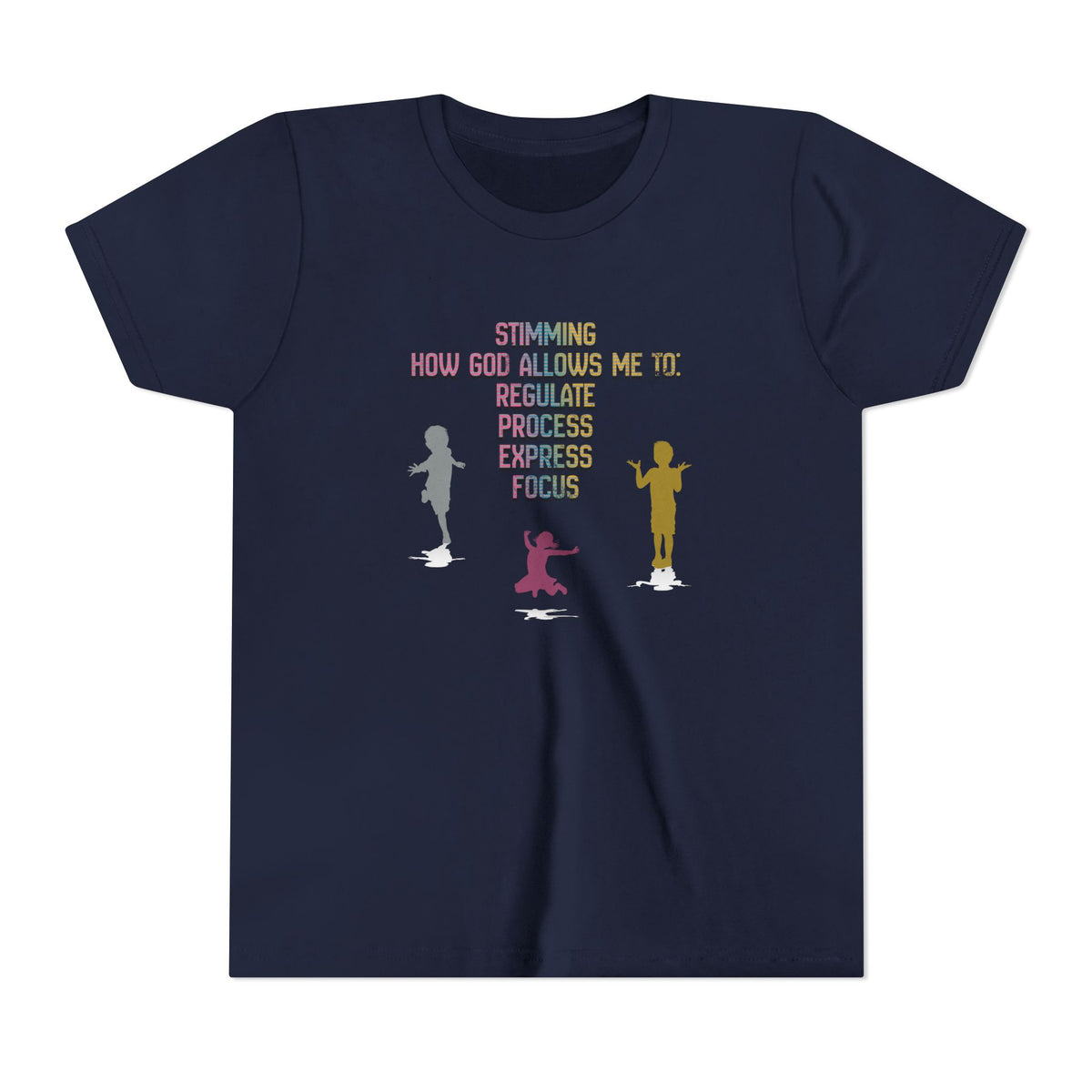 Stimming Christian Neurodiversity Youth T-Shirt (Girls)
