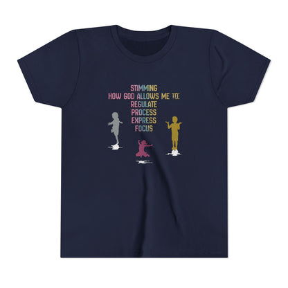 Stimming Christian Neurodiversity Youth T-Shirt (Girls)