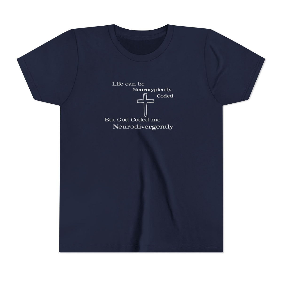 Neurodivergently Coded Christian Youth T-Shirt