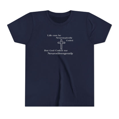 Neurodivergently Coded Christian Youth T-Shirt