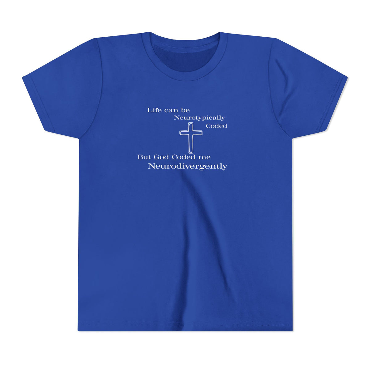 Neurodivergently Coded Christian Youth T-Shirt