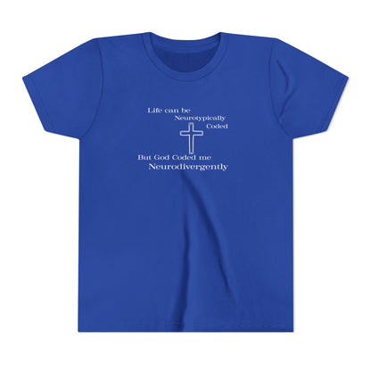 Neurodivergently Coded Christian Youth T-Shirt