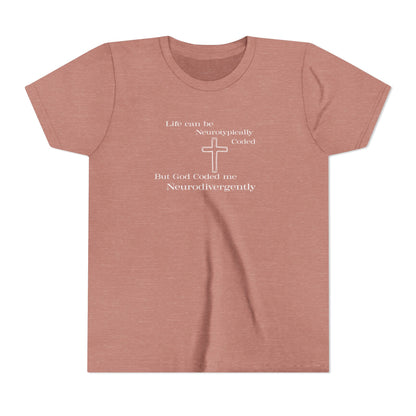 Neurodivergently Coded Christian Youth T-Shirt