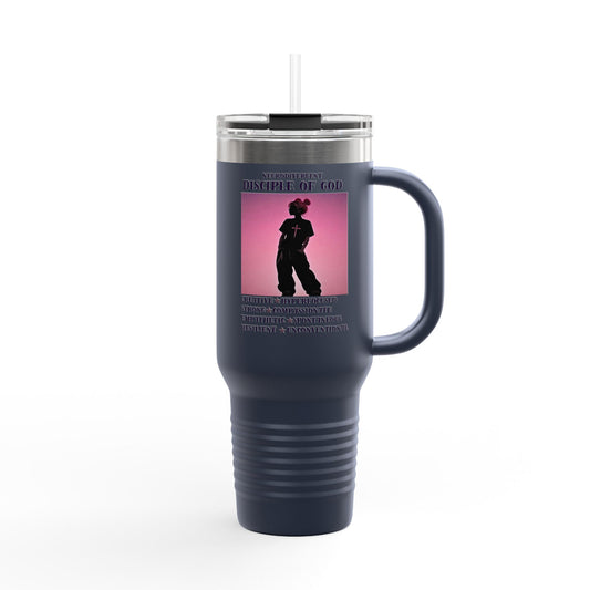 Neurodivergent Disciple of God Christian 40oz Insulated Travel Mug