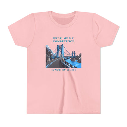 Presume My Competence, Honor My Limits Christian Neurodiversity Youth T-Shirt