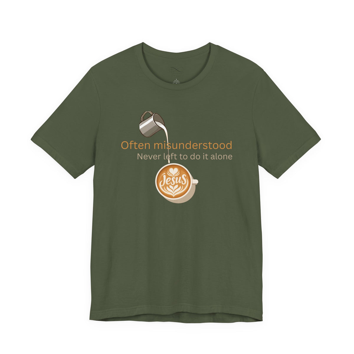 Often Misunderstood, Never Left Alone Christian Neurodiversity T-Shirt