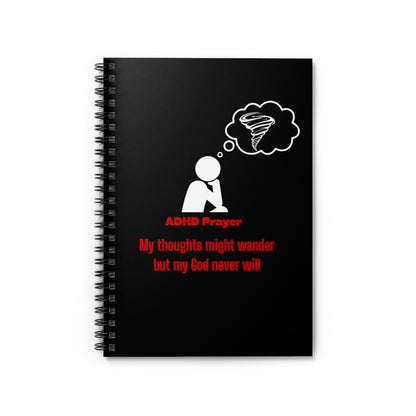 ADHD Prayer Christian Spiral Notebook