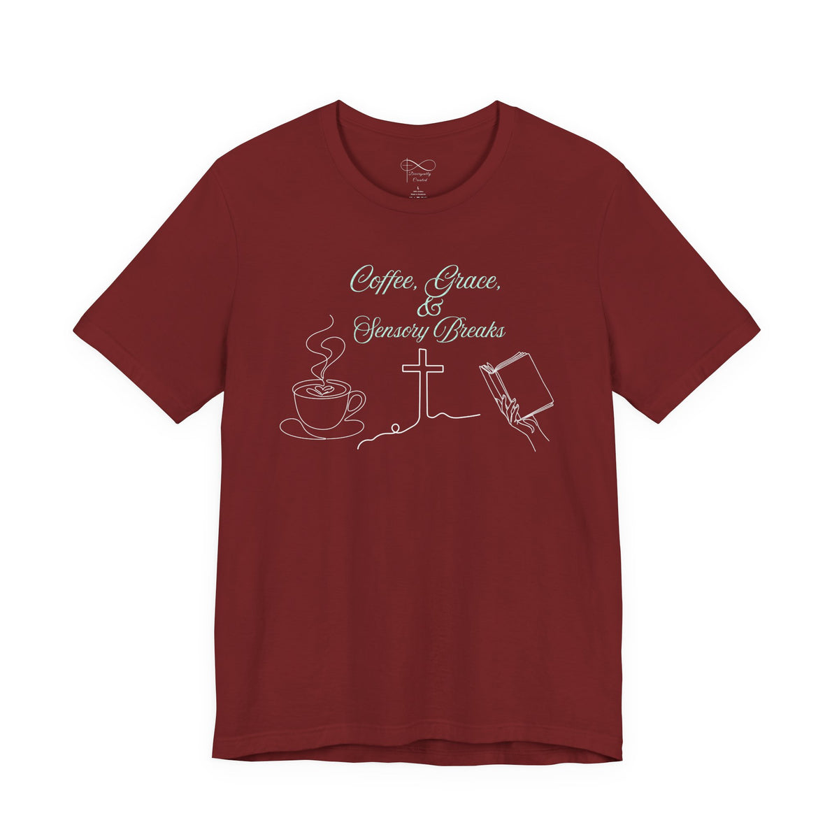 Coffee, Grace & Sensory Breaks Christian Neurodivergent T-Shirt