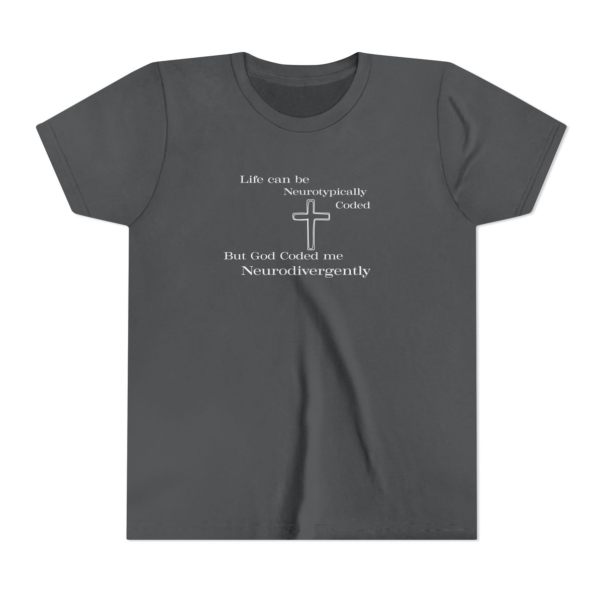 Neurodivergently Coded Christian Youth T-Shirt