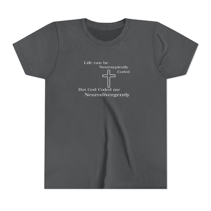 Neurodivergently Coded Christian Youth T-Shirt