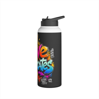 Love Advocates Christian Stainless Steel Water Bottle (18oz, 32oz)