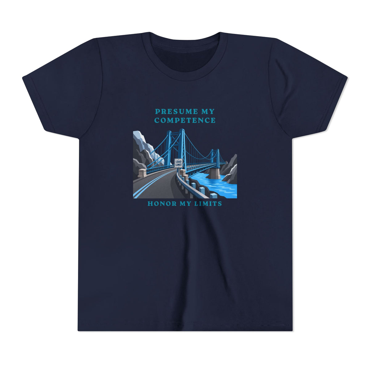 Presume My Competence, Honor My Limits Christian Neurodiversity Youth T-Shirt
