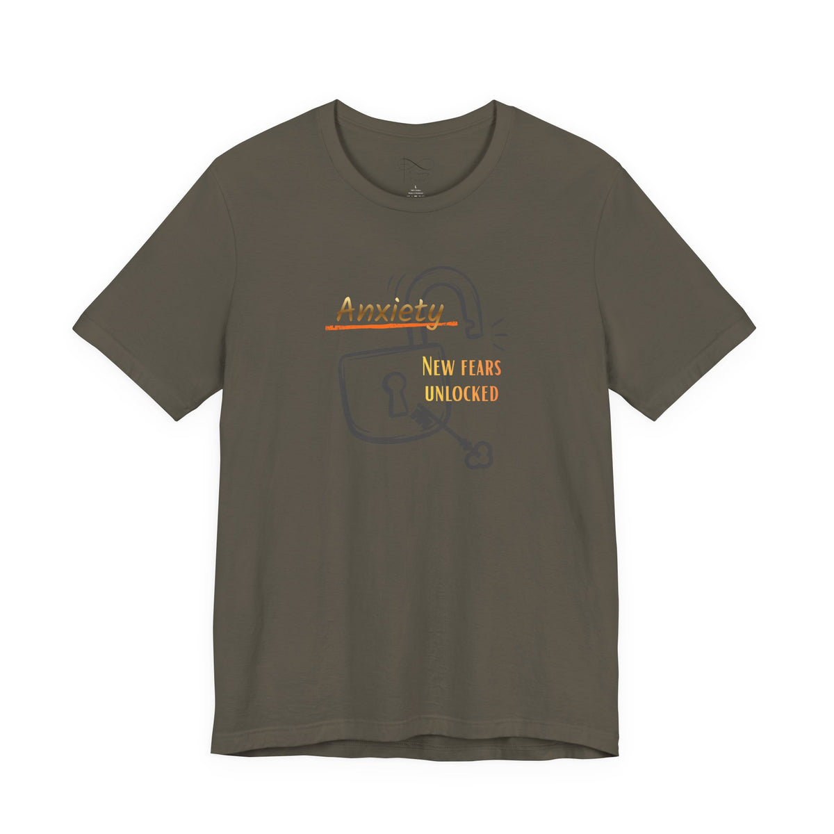 Anxiety: New Fears Unlocked Christian Neurodivergent T-Shirt