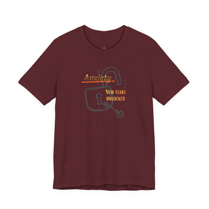 Anxiety: New Fears Unlocked Christian Neurodivergent T-Shirt
