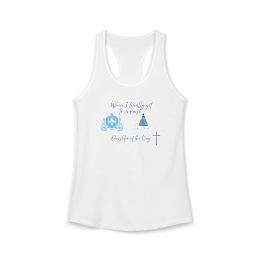 Daughter of the King — Christian Princess Racerback Tank