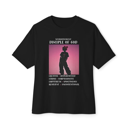 Neurodivergent Disciple of God Unisex Boxy Tee