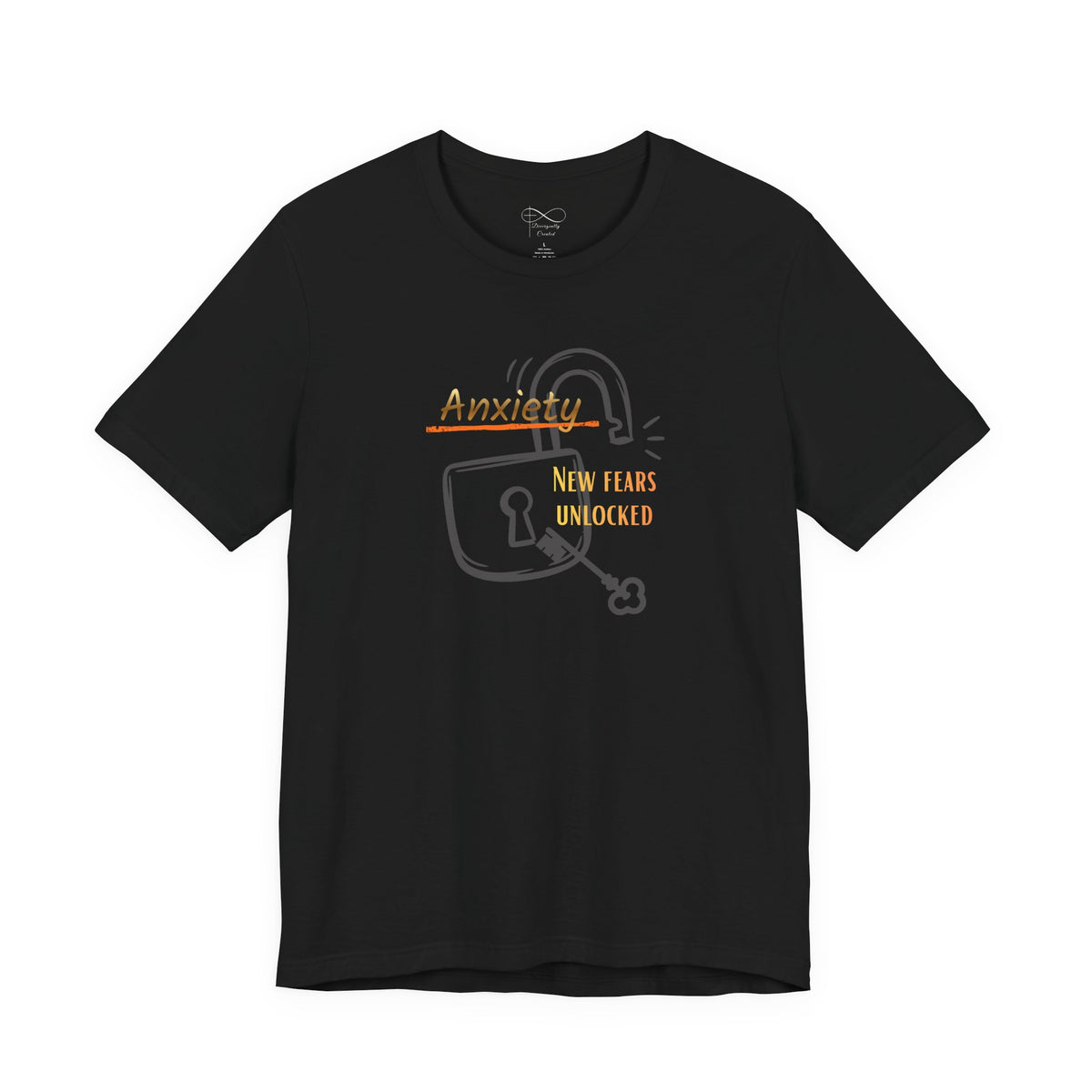 Anxiety: New Fears Unlocked Christian Neurodivergent T-Shirt