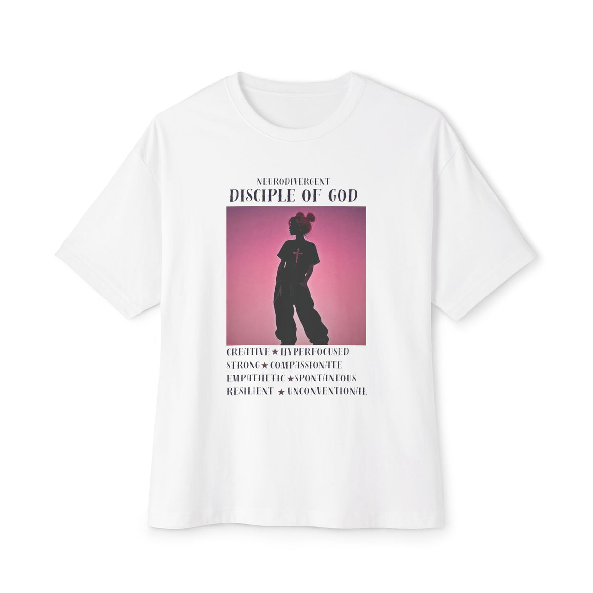 Neurodivergent Disciple of God Unisex Boxy Tee