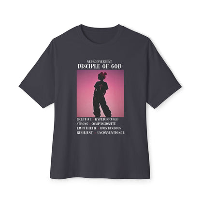 Neurodivergent Disciple of God Unisex Boxy Tee