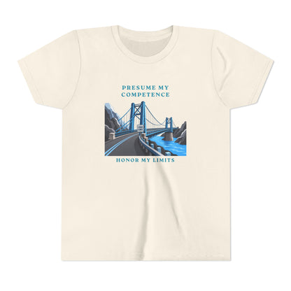 Presume My Competence, Honor My Limits Christian Neurodiversity Youth T-Shirt
