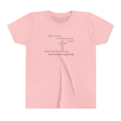 Neurodivergently Coded Christian Youth T-Shirt