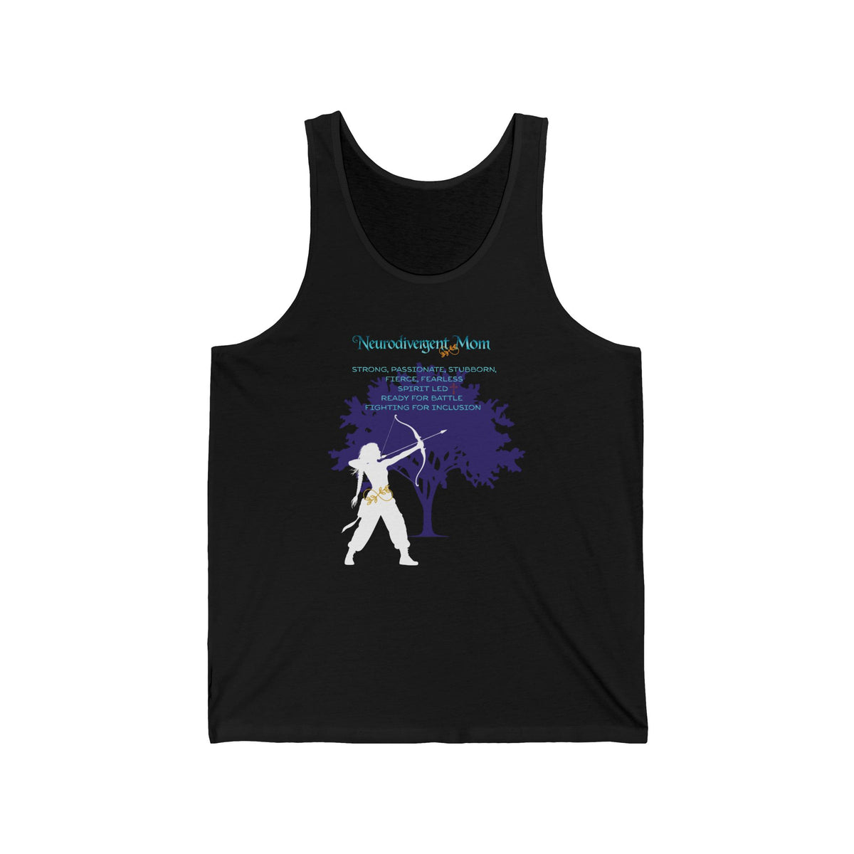 Neurodivergent Mom Warrior Christian Tank Top