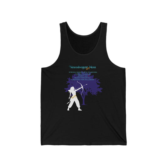 Neurodivergent Mom Warrior Christian Tank Top