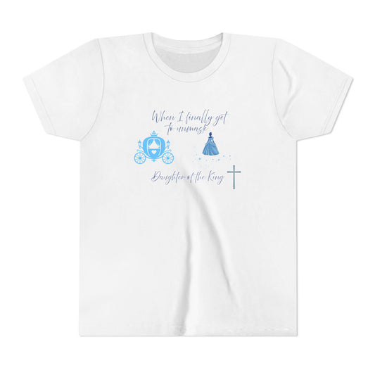 Daughter of the King — Christian Princess Youth T-Shirt