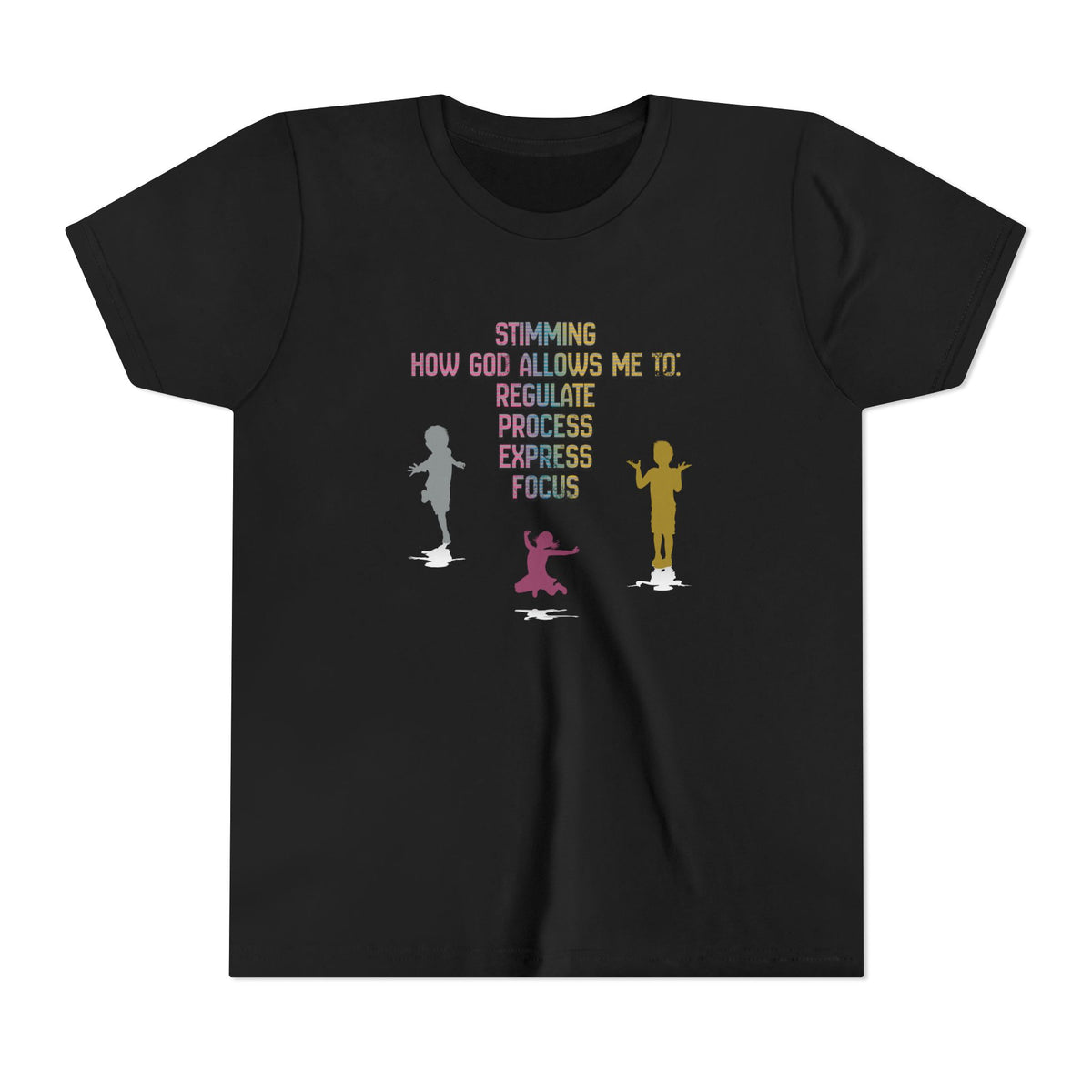 Stimming Christian Neurodiversity Youth T-Shirt (Girls)