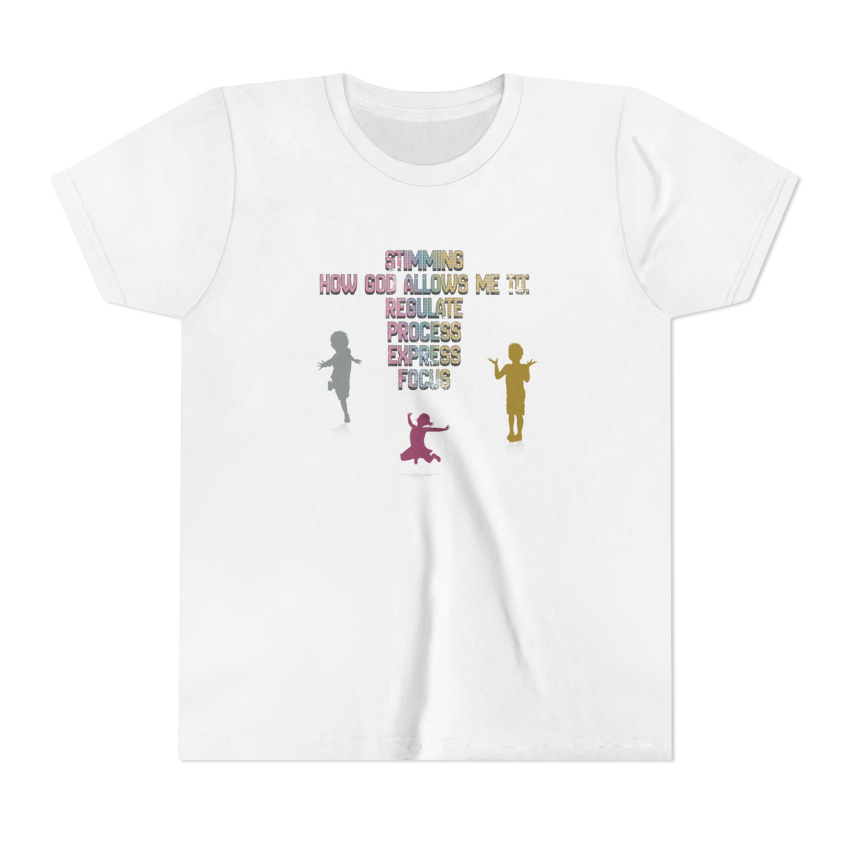 Stimming Christian Neurodiversity Youth T-Shirt (Girls)