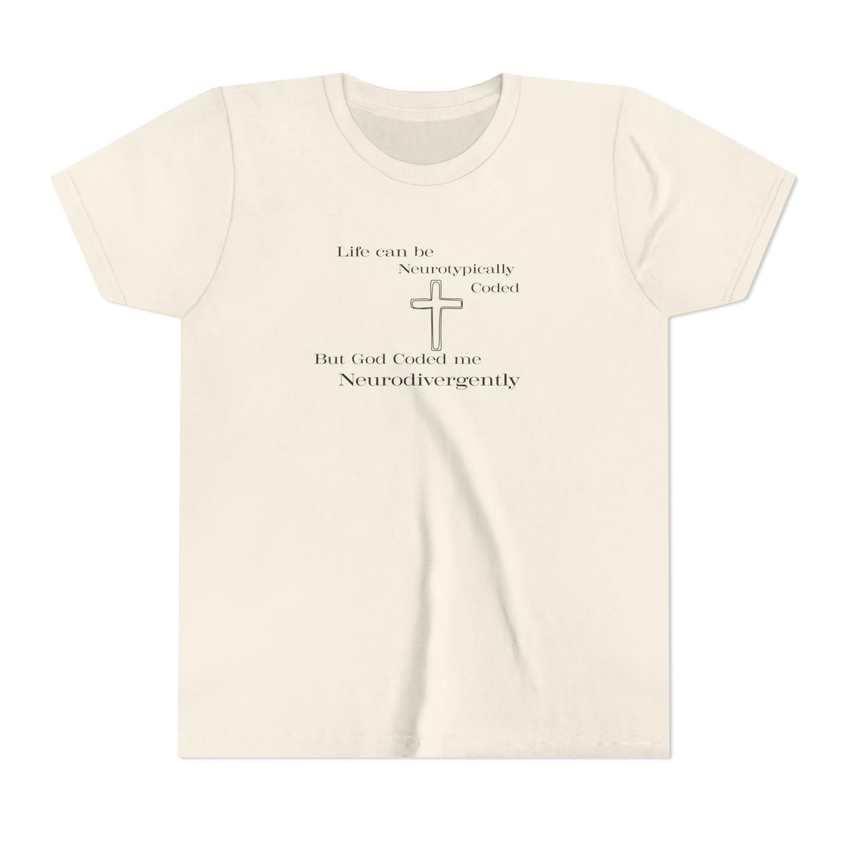 Neurodivergently Coded Christian Youth T-Shirt