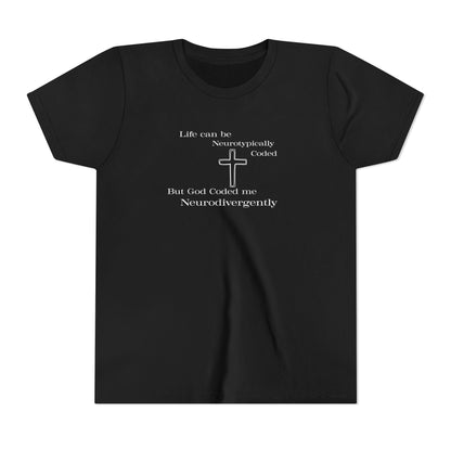 Neurodivergently Coded Christian Youth T-Shirt