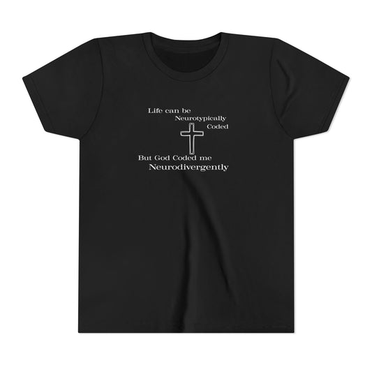 Neurodivergently Coded Christian Youth T-Shirt