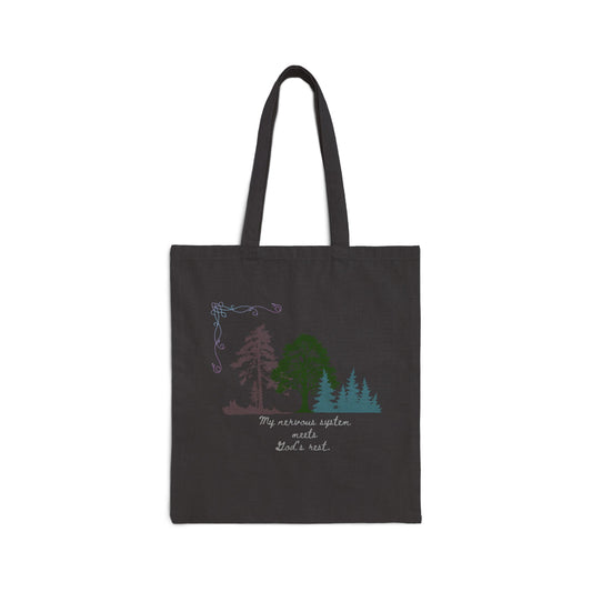My Nervous System Meets God’s Rest Christian Tote Bag