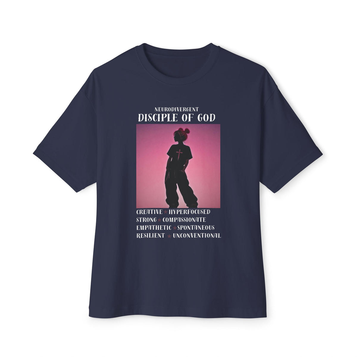 Neurodivergent Disciple of God Unisex Boxy Tee