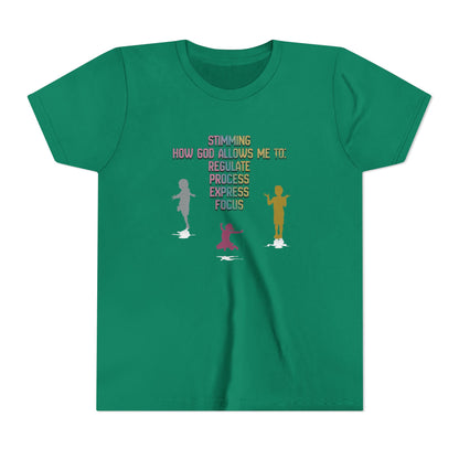 Stimming Christian Neurodiversity Youth T-Shirt (Girls)