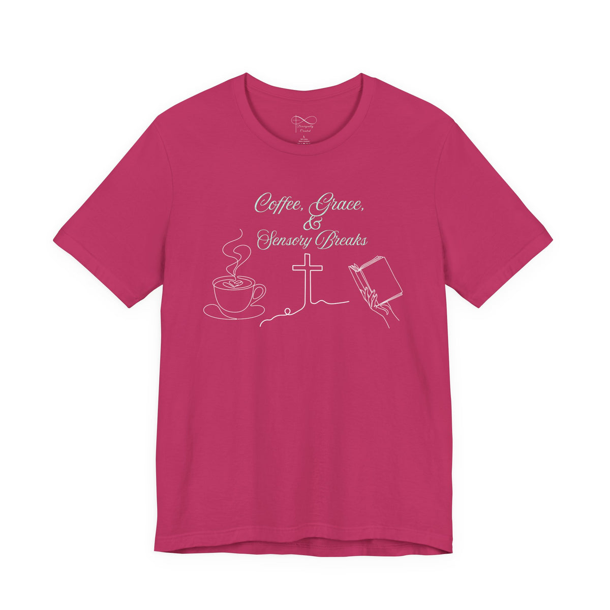 Coffee, Grace & Sensory Breaks Christian Neurodivergent T-Shirt