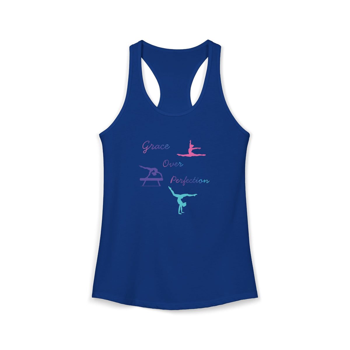 Grace Over Perfection Christian Racerback Tank