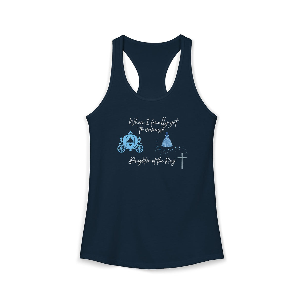 Daughter of the King — Christian Princess Racerback Tank
