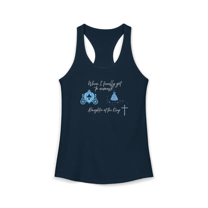 Daughter of the King — Christian Princess Racerback Tank