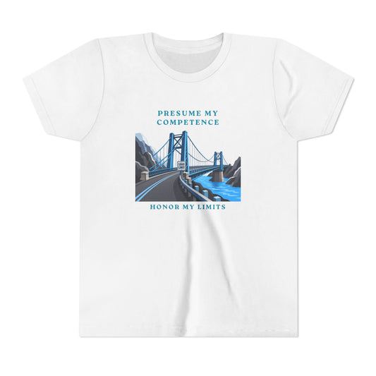 Presume My Competence, Honor My Limits Christian Neurodiversity Youth T-Shirt